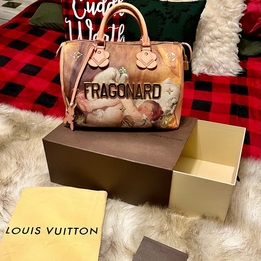 Louis Vuitton Limited Edition Fragonard Speedy Bag size 30